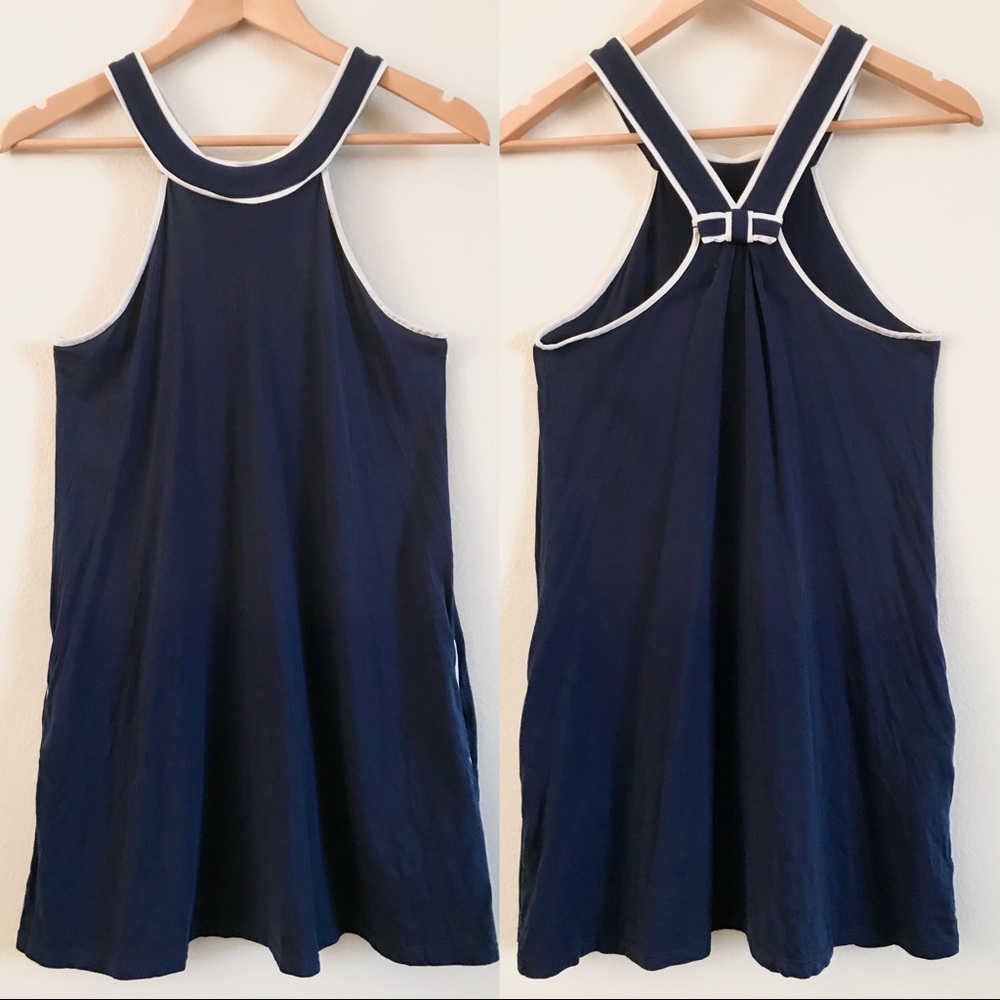 Kate Spade Navy Halter Sleep Lounge Dress